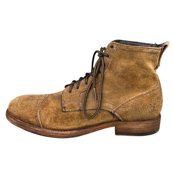 Frye Men’s Bowery Brown Suede Lace Up Chukka Boot Size US 8 D - Picture 3 of 11